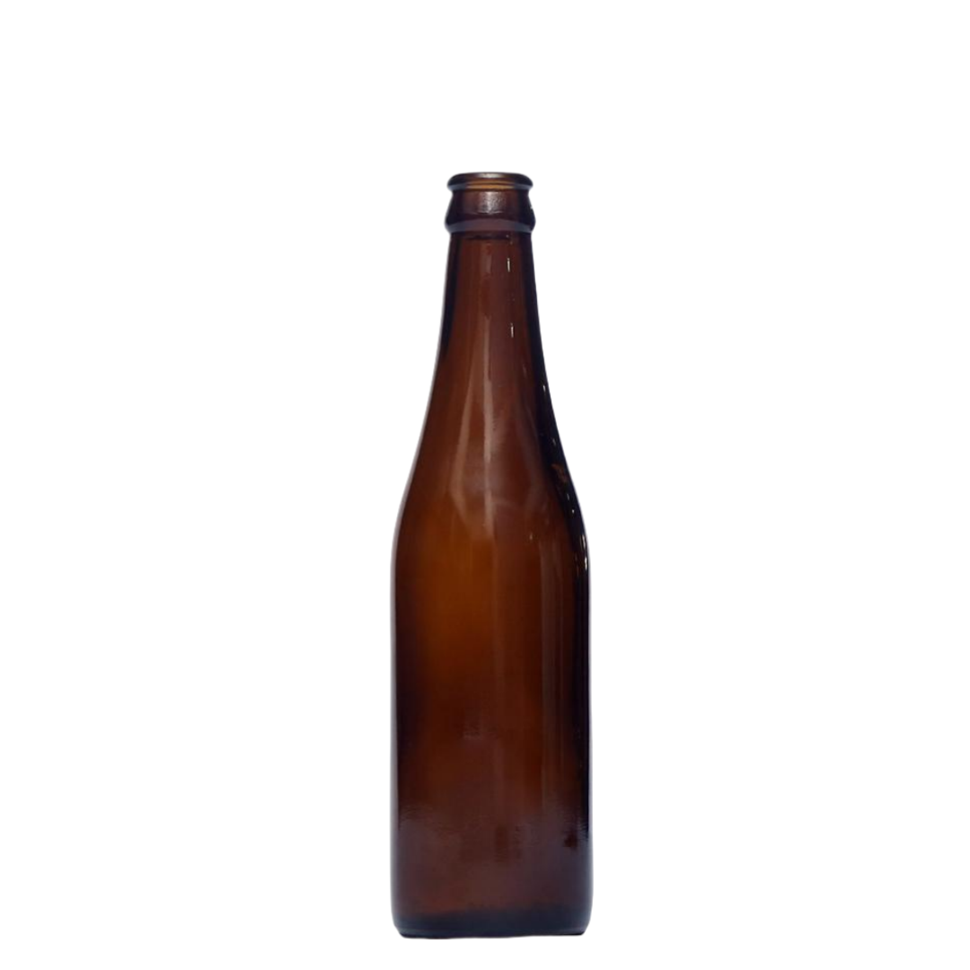 330ml Μαύρο Γυάλινο Μπουκάλι Μπύρας